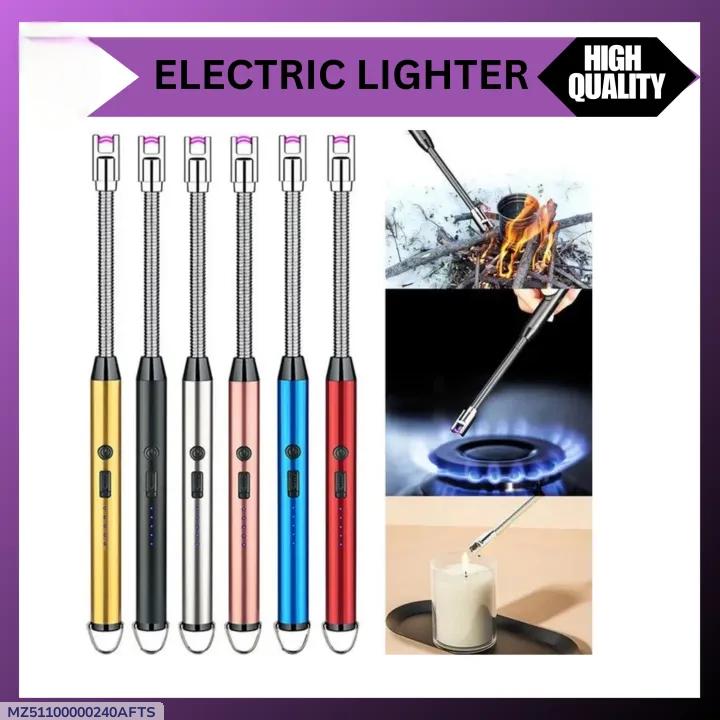 USB Rechargeable Flameless Arc Lighter Flexible & Windproof for Candles, Hiking, Camping, Kitchen, Fireplaces