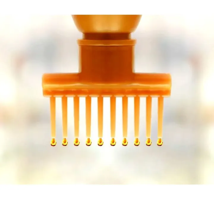 Comb Applicator Bottle for Hair Oils & Liquids Leak-Proof, Scalp-Friendly Design Pack of 2