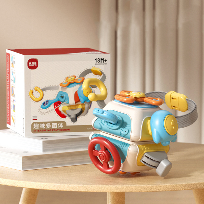 Baby Busy Board Cube Montessori Sensory Toys for Toddler