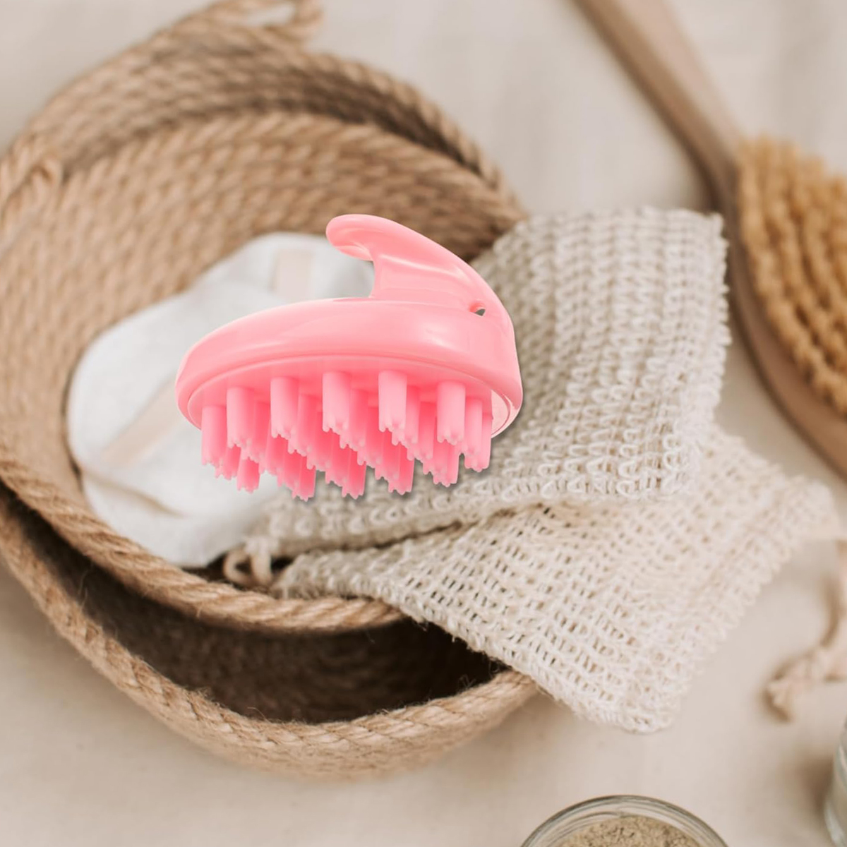 Silicone Scalp Massager Shampoo Brush - photo 2