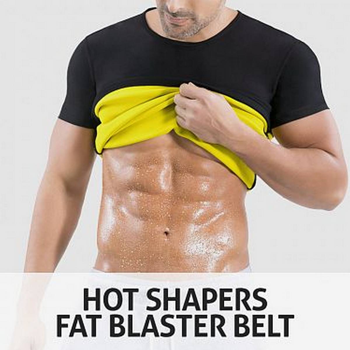 Half Sleeve Neoprene Shirt for Men's & Women's / Cami Men Vest / Slimming Body Shaper & Fat Burner / Neoprene Body Shaper Shirt for Men / Weight Loss Shirt / Belly Fat Burner / Slimming Shirt for Men / Fitness Apparel/Fat Burning Shirt / Workout Shirt