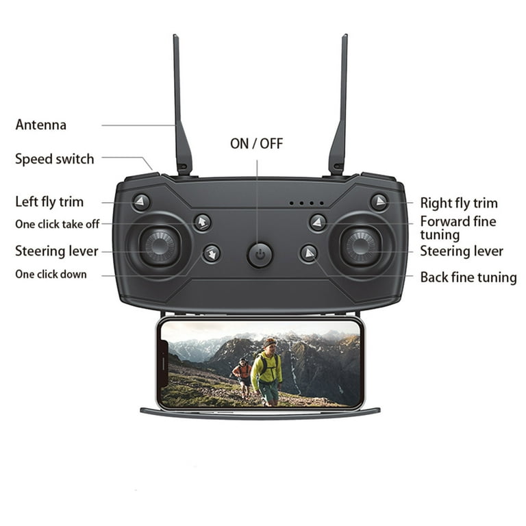 DRONE CAMERA E88 PRO MODEL QUADCOPTER AND WIFI CAMERA APP CONTROLLER CHEAP PRICE