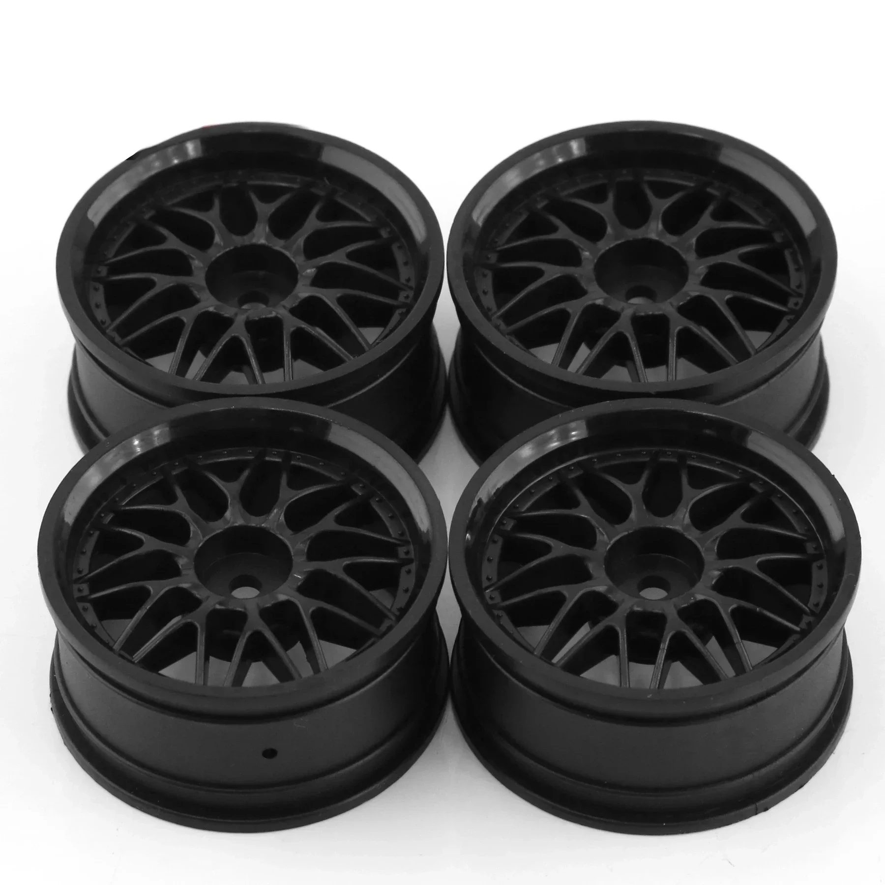 4PCS 52mm 1/10 RC Drift Wheel Rims Hubs for Tamiya XV02 Kyosho HSP HPI Sakura Traxxas RedCat, On-Road Racing