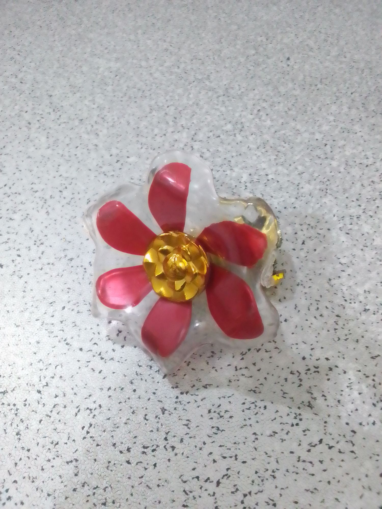 Curtain Rod End Stopper Pack of 2 – Flower Design Curtain Rod Holders