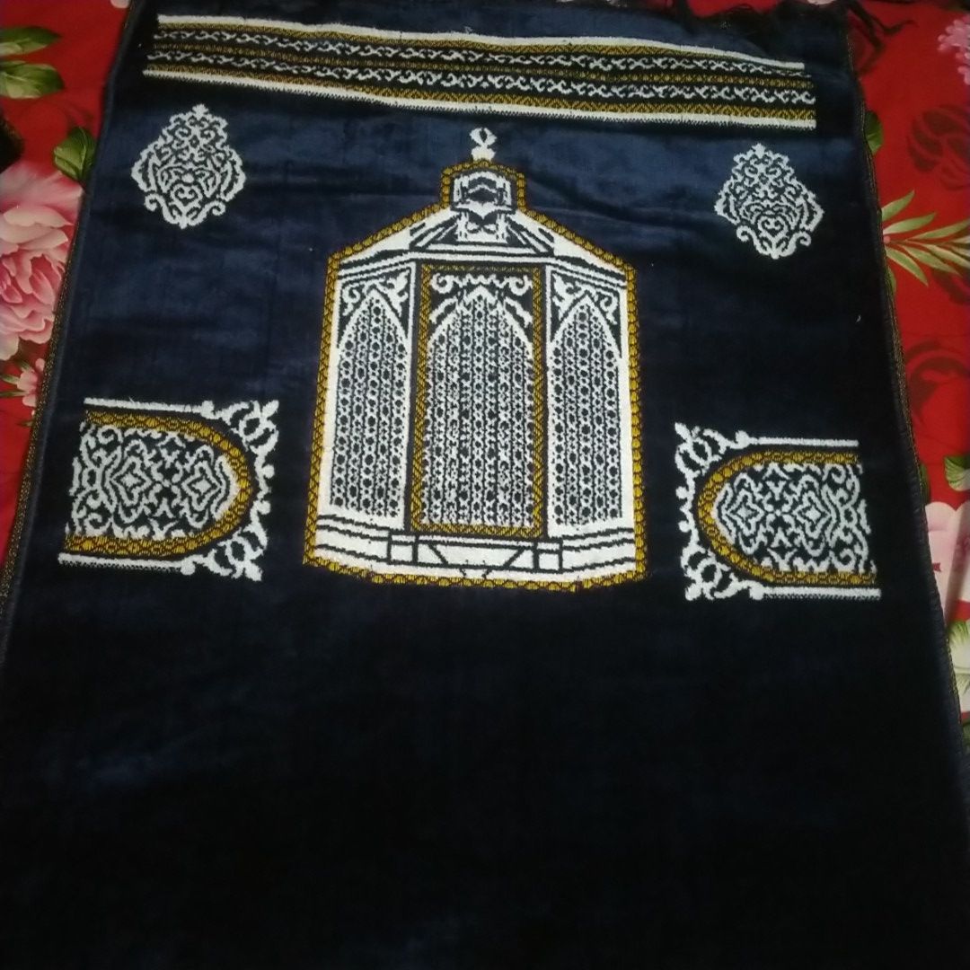 Traditional Turkish Style Prayer Rug Jai Namaz Janamaz Prayer Mat...