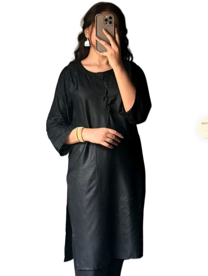 Stylish Collection stitched Black 2pc dress for women and girls