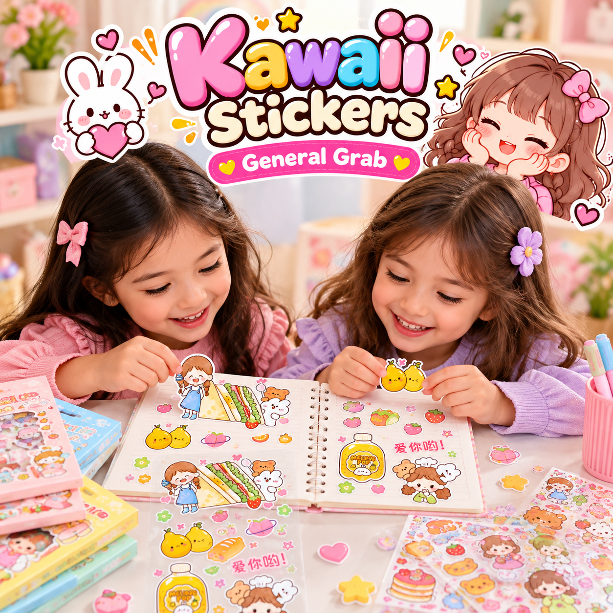 Waterproof Stickers - Kawaii Stickers - Stickers - Birthday Gift - Cute Stickers