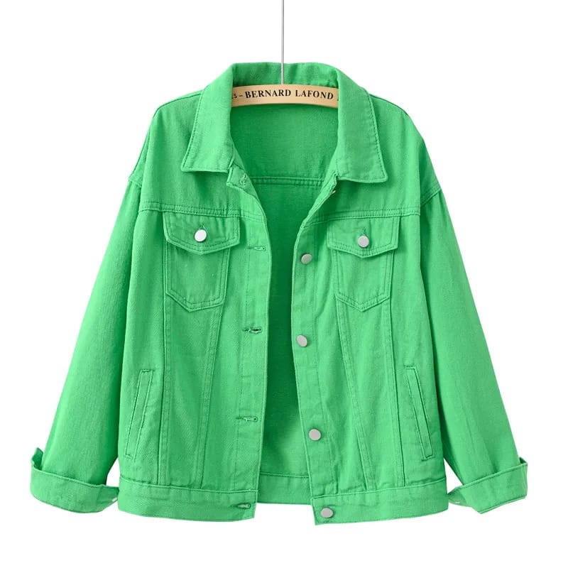 NEW LADIES STYLISH AND UNIQUE DENIM JACKET