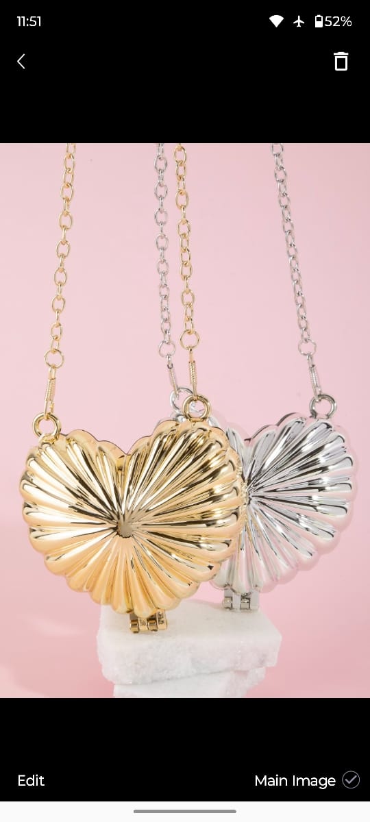 Party & Wedding Season Glossy Acrylic & Hard Shell Mini Novelty Clutch in Heart, Shell & Flower Shapes Bag for Women – Stylish Evening Handheld Purse