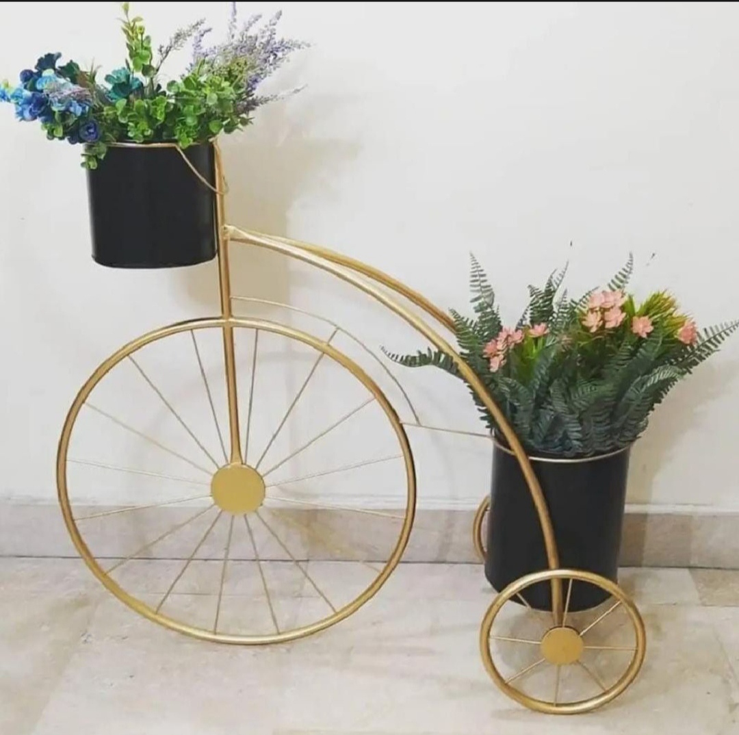 Decoration Cycle Planter Metal Cycle Planter Flower Planter