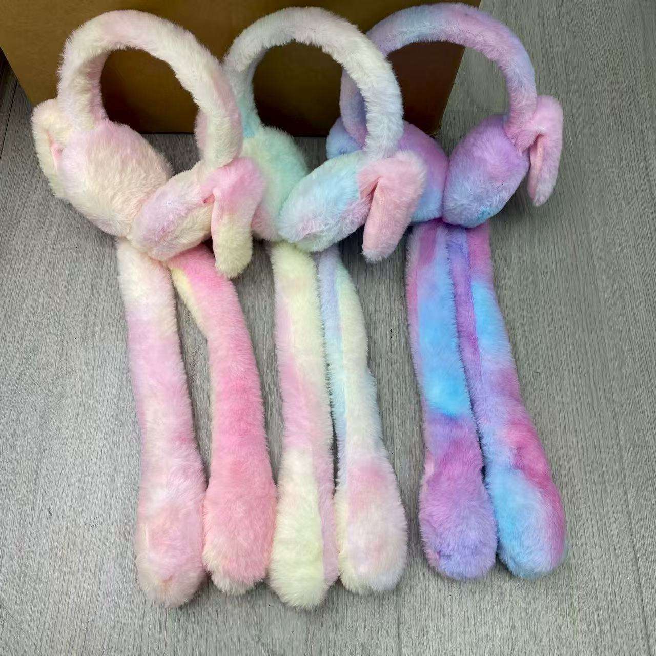 Winter Earmuffs for Kids – Soft Plush Bunny Ear Warmers with Moving Ears & Chu Chu Sound | Faux Fur Warm Ear Muffs for Girls, Boys, Women & Cold Weather Protection ( High Quality)