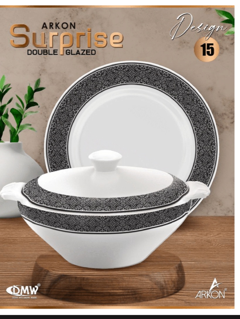 Melamine Dinner Set 80 Pieces ARKON-Surprise Best Quality Double