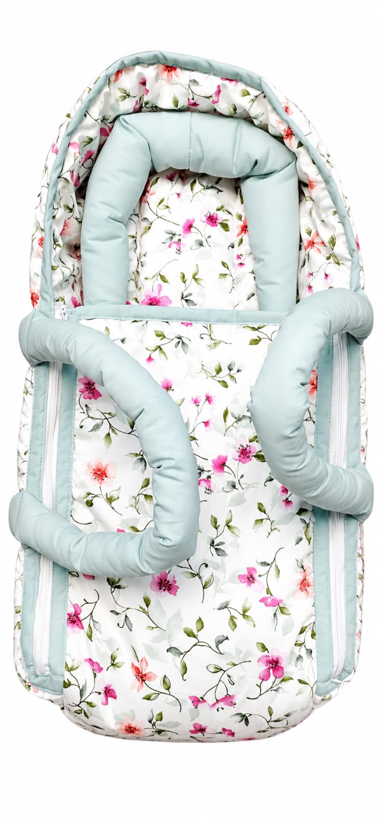 Jack & Jill Carry Crib - Best Quality Latest Design Newborn Baby Hand Carry Cot with Handles for Carrying - Portable Baby Bed Sleeping Bag Baby Bistar Gaddi Sleeping Bag Bed