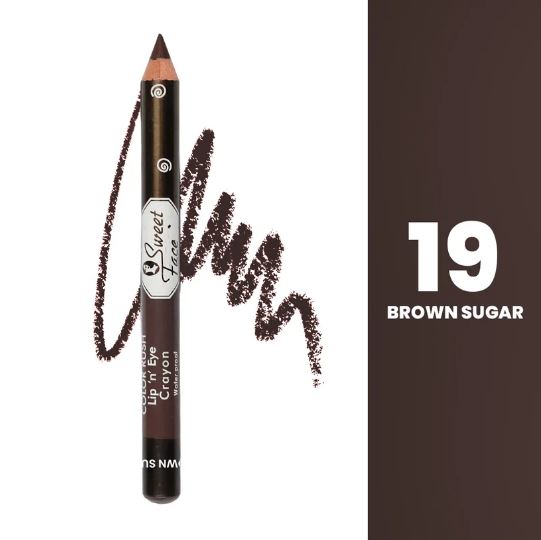 Jumbo Lip/Eye Crayon Pencil - Brown Sugar (19) - Rich Creamy Texture