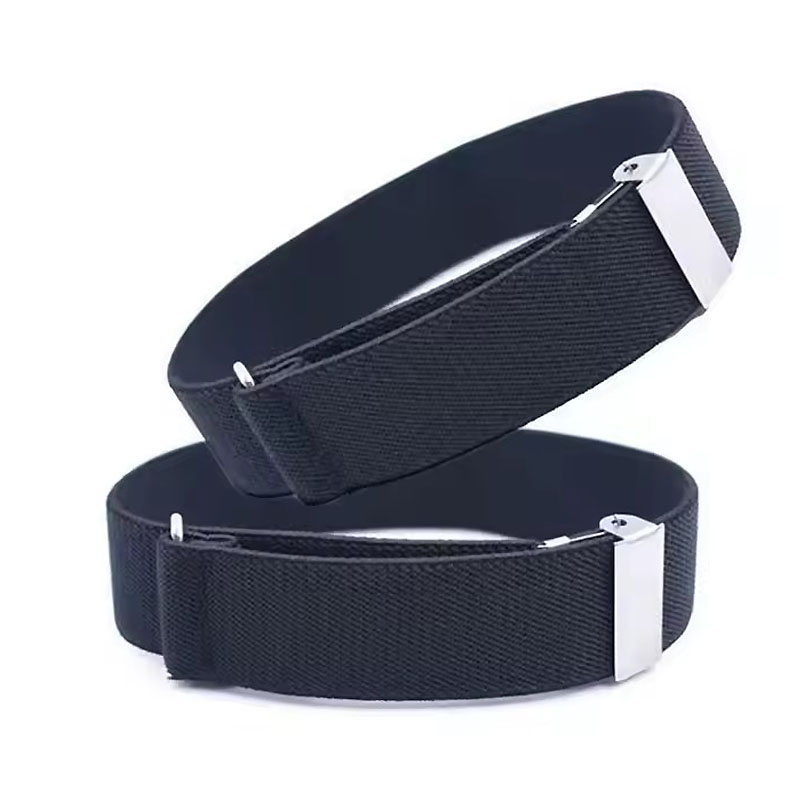 HOT 2Pcs Adjustable Shirt Sleeve Garters Elastic Non-Slip Armband Sleeve Holders Fashion Arm Cuffs Bands for Men Women Daily Use
