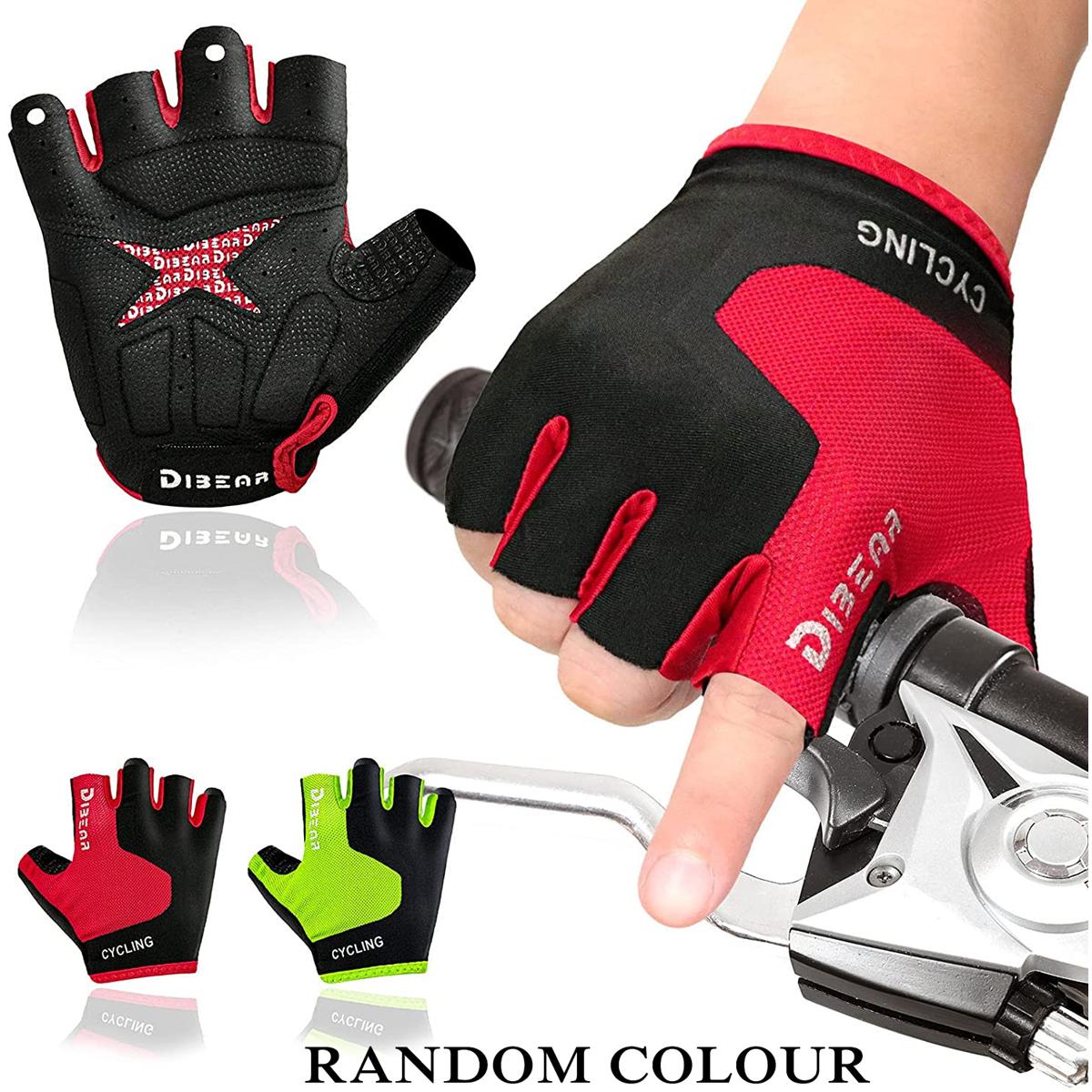 Men's Half Finger Cycling Gloves Touchscreen Bike Gym Motorcycle Sports Gloves