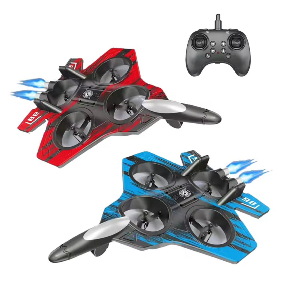 Fighter Jet Remote Control Airplane Toy for Kids | RC Fighter Jet Plane with Lights & Long Range | 360 Flip Stunt Roll & Rechargeable Remote Control Aircraft