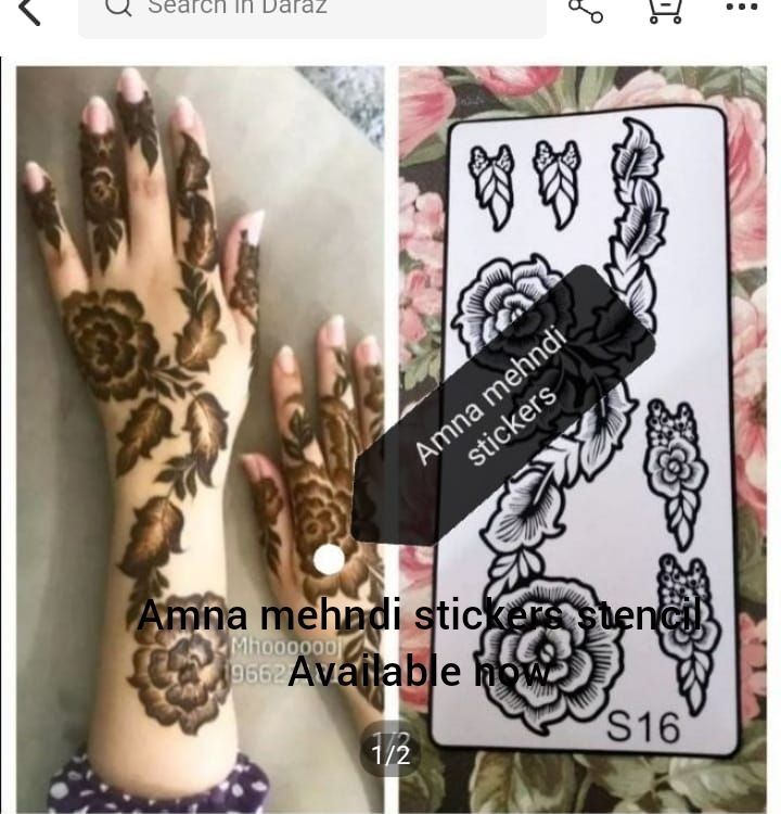 Henna Stencils – Raida Henna