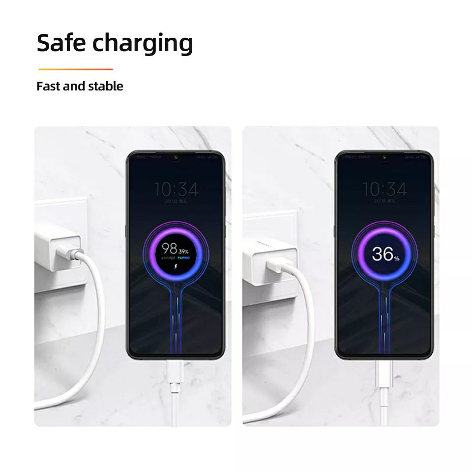 Turbo Charge 6A 33W Type-C Cable – Fast Charging USB-C Data Cable