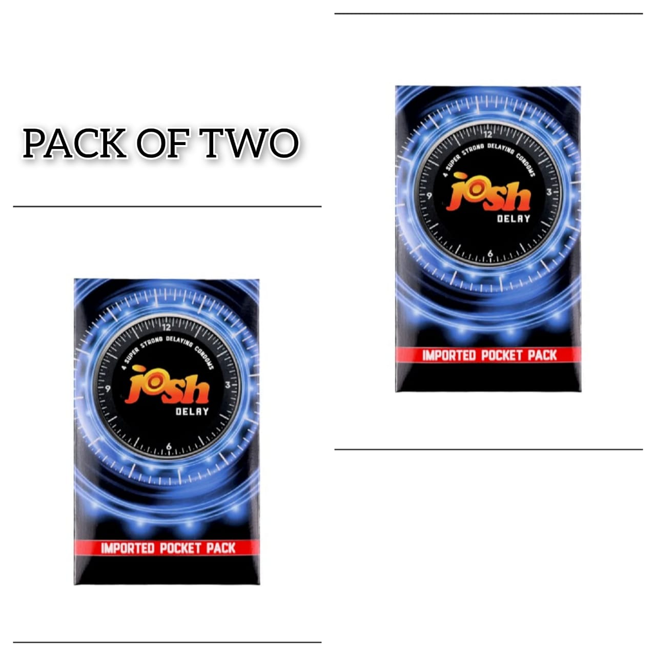 Delay pack of 3×2 total 6 piece