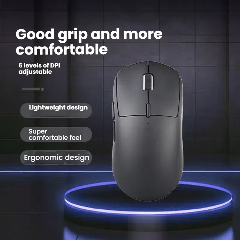 Mouse wireless silent click 7 button RGB 2.4GHz & bluetooth wireless rgb mouse 2400 dpi rechargeable wireless mouse
