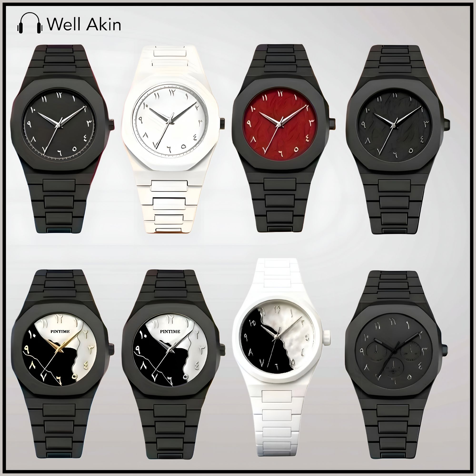 Black Arabic Aura Watch For Men Stylish Aura Watch 100% Original Watch Amazing Smart Watch