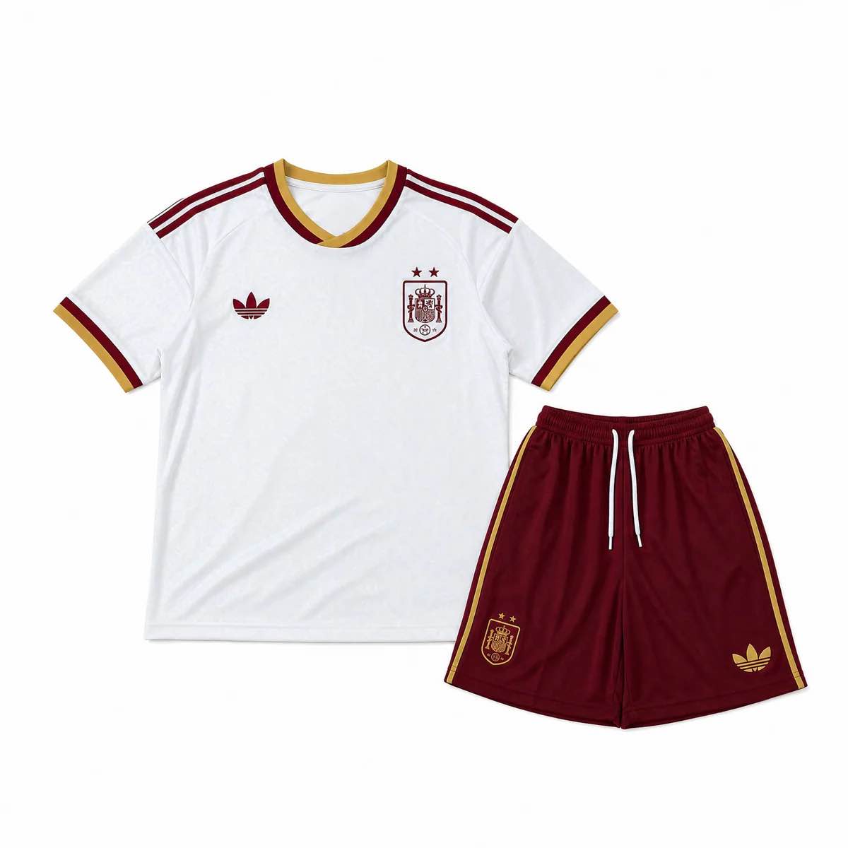 Lamine yamal Spain 2 star wc 2026 Away football kit for kid 5 to 13 year