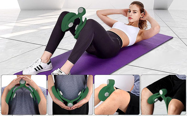 Thigh Master 26lb Pelvic Floor Exercise Strengthening Device Women Muscle Trainer Inner Thigh Exercise Workout For Kegel Pilates