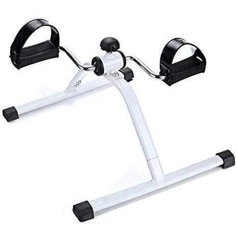 GENRIC Gym Mini Exercise Bike Portable Foot Cycle Arm and Leg Peddler Compact Mini Design Suited For Under Desk Use