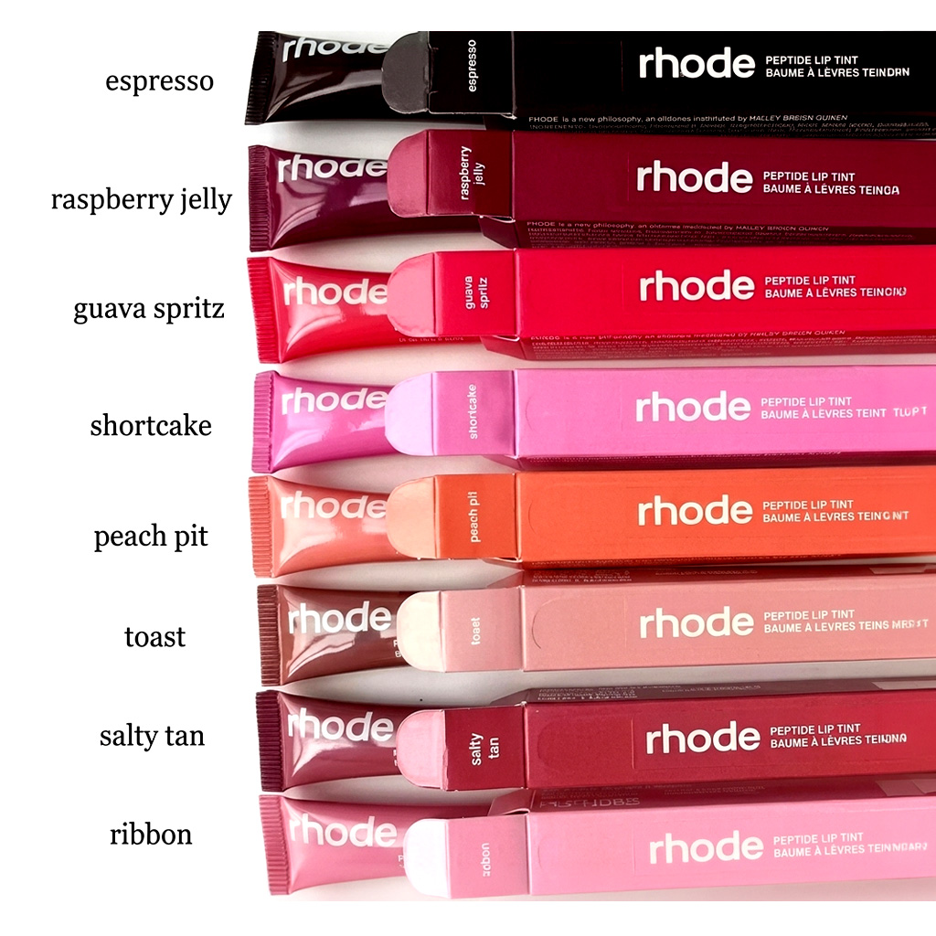 Rhode Lipgloss Blusher Stick Tint Lip Peptide & Lip Oil Gloss