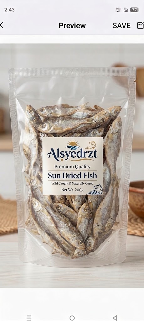 sun dried small anchor fish 200g