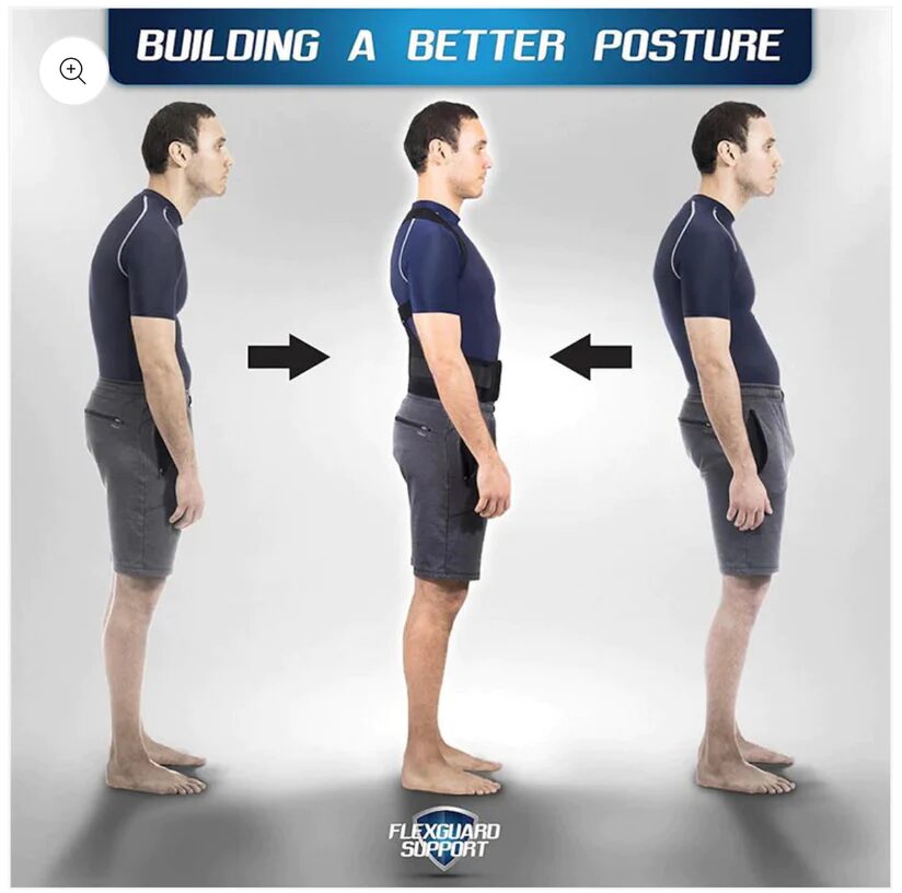 Posture Corrector & Back Support Belt | Back Pain Relief Shoulder Support | Adjustable Posture Belt