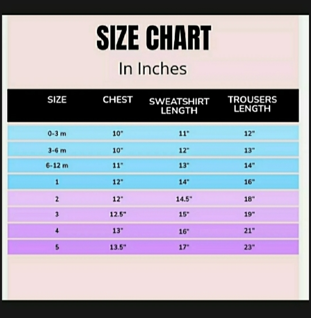 Sweatshirt Hoodie And Pajama / Trousers For Kids Baby Girls Imported Comfy Winter Warm Top Clothes Sets Dresses Outfit Jannat Place Tracksuit
