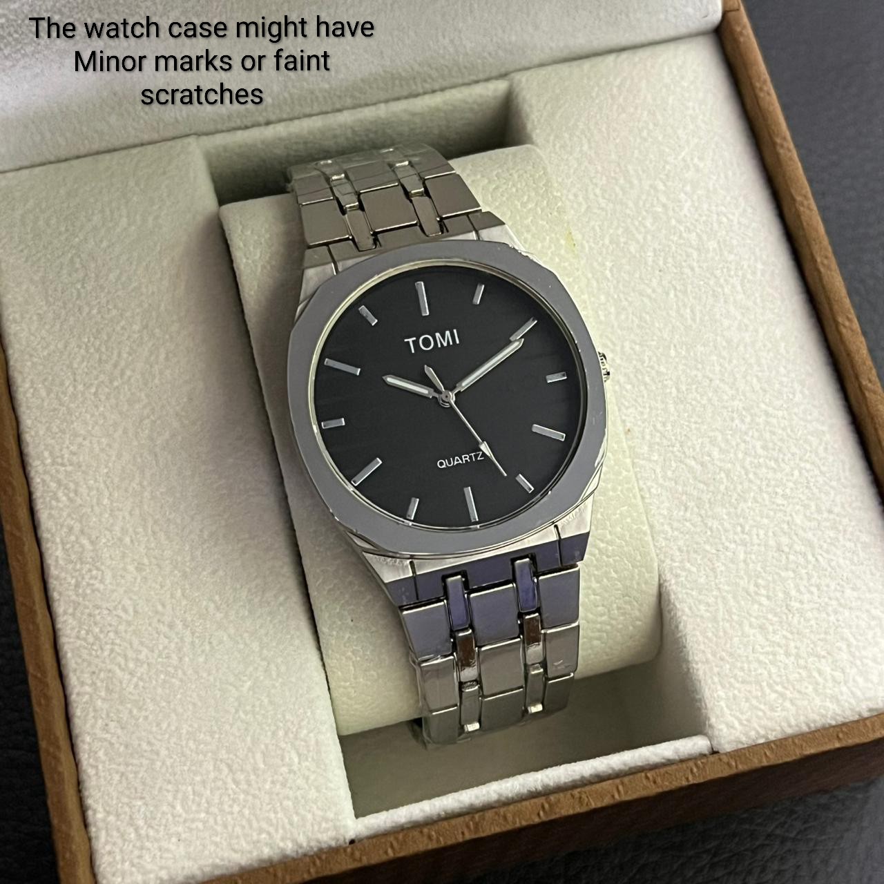 TOMI Luxury Quartz Watch for Men -Octagonal Dial, Casual & Business Men's Wrist Watch