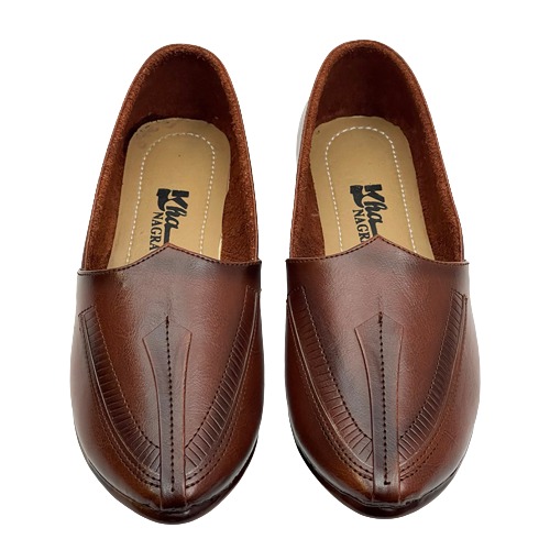 Cut Shoes For Men - Shaded Brown