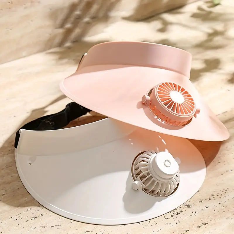 Rotating Fan hat | Chargeable Fan Cap