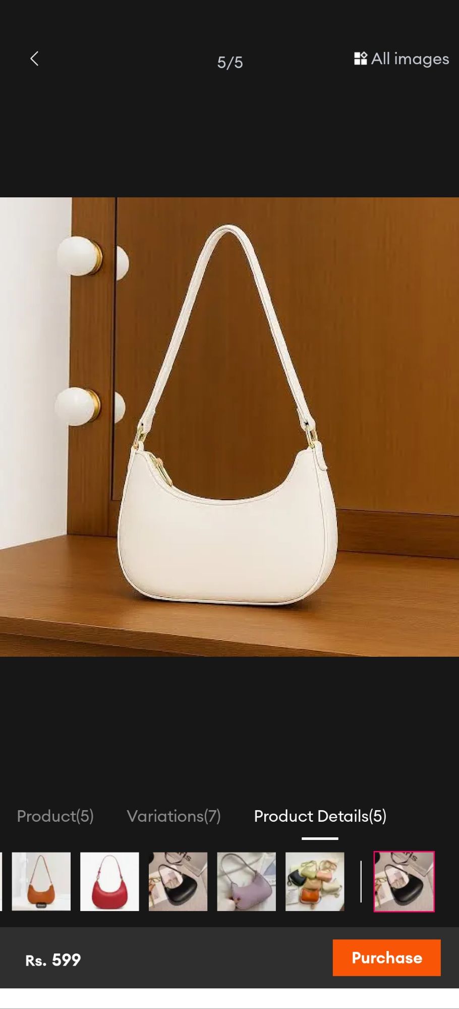 Premium Leather Hobo HandBag For Girls Bags For Girls Shoulder Underarm Bag Stylish Women Purse Gift Bag
