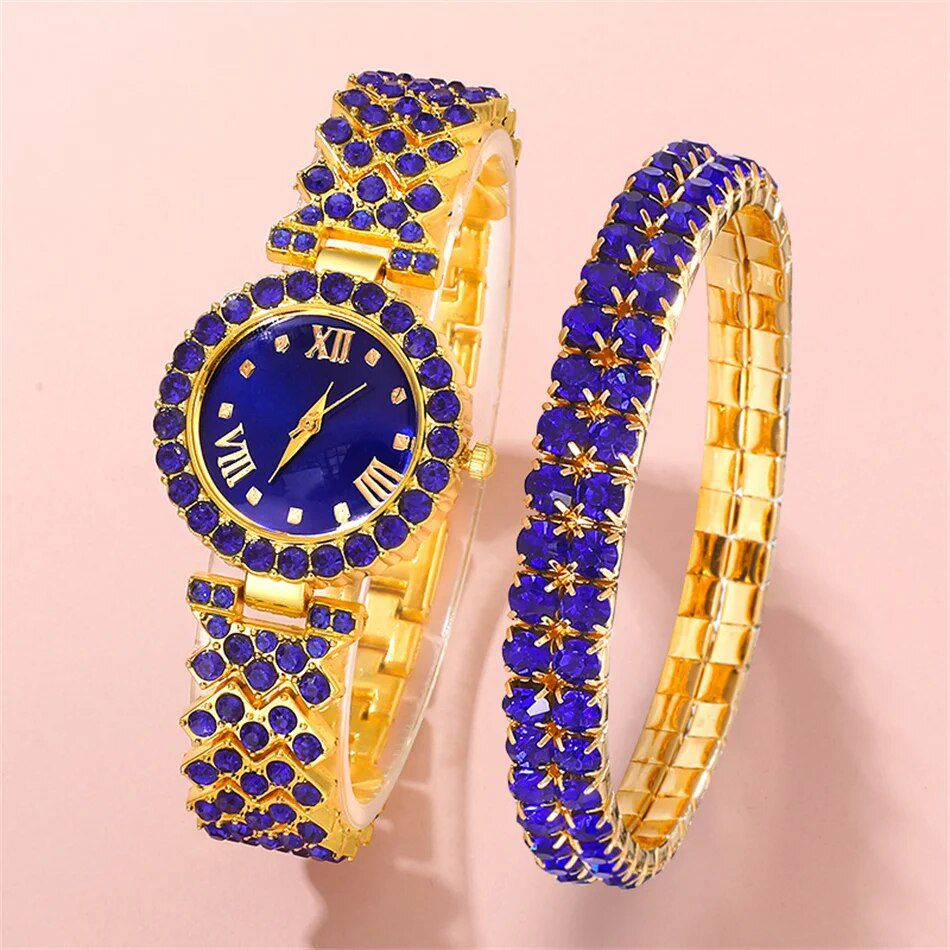 Watch - Fashion Square Watch Women Silver Watches Stainless Steel Band Quartz Wristwatches Ladies with bracelet set | Round watch | Rectangular Watch