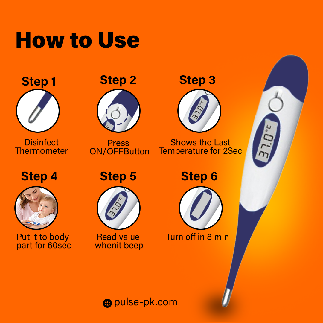Premium Digital Electronic Thermometer for Accurate Temperature Measurement