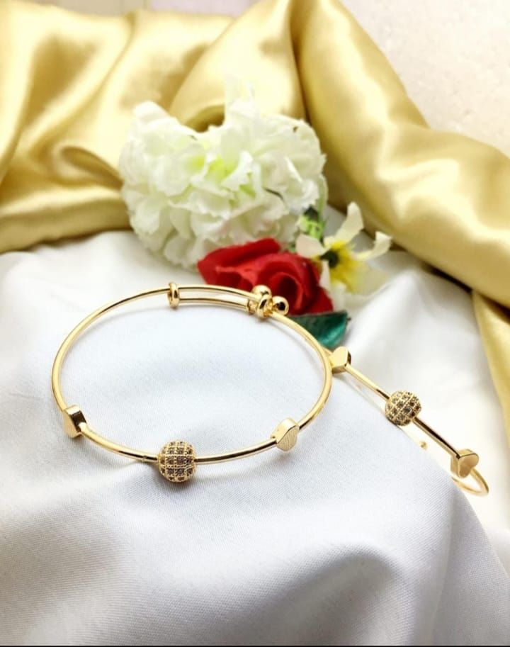 Golden Balls Bangles Adjustable bangles/bracelets