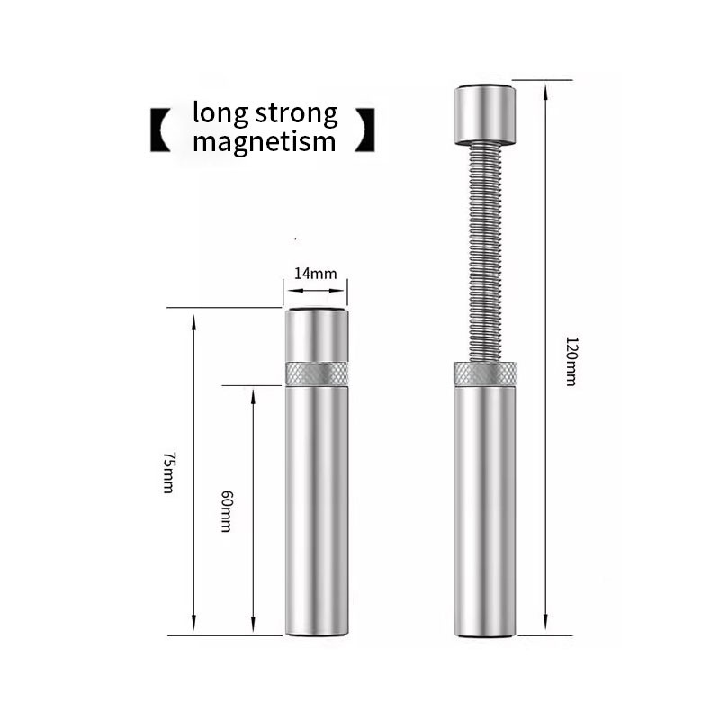 Aluminum GPU Holder Vertical Telescopic Rotating Stand Magnetic Bracket Video Card Holder Graphics Card Bracket Support 27-120mm