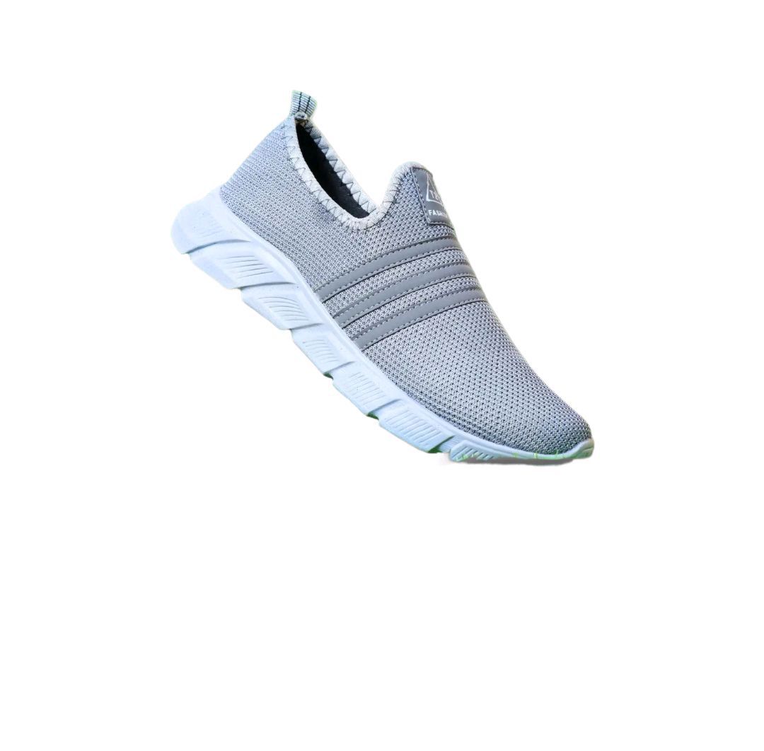 Men's Running Shoes Men's Slip-on Shoes Tennis Walking Casual Shoes Black Gym Breathable Rubber Work Shoes
