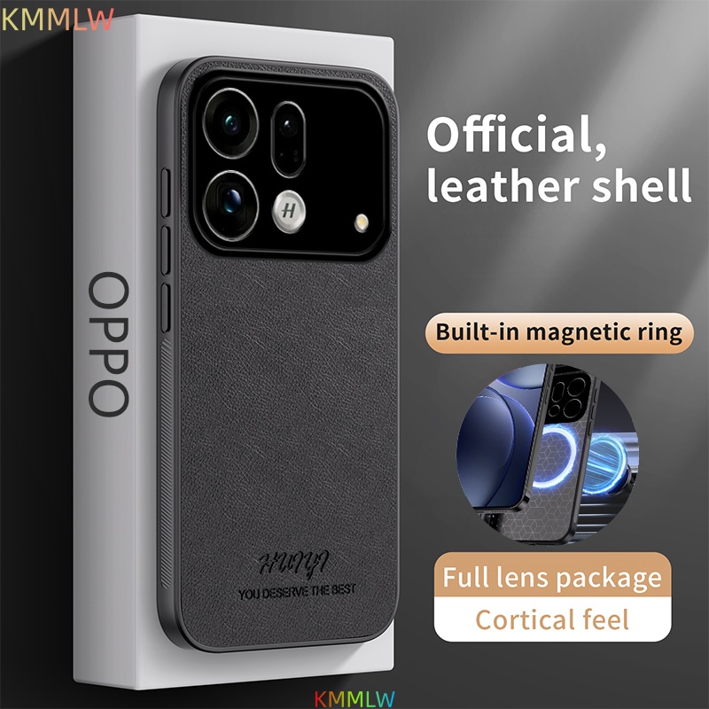 For  Find X9 Pro Case Soft PU Skin Magnet Protective Back Cover Case For  Find X9 X8 Pro X8 Ultra X8S+ X9Pro Phone Shell