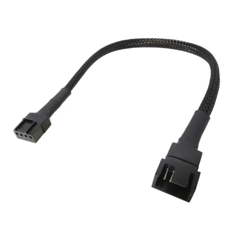 1 to 5 PWM Fan Hub PC CPU Cooling 4PIN Fan Power Cable Hub Adapter Sleeved Case Splitter for Computer Cooler Case Fans