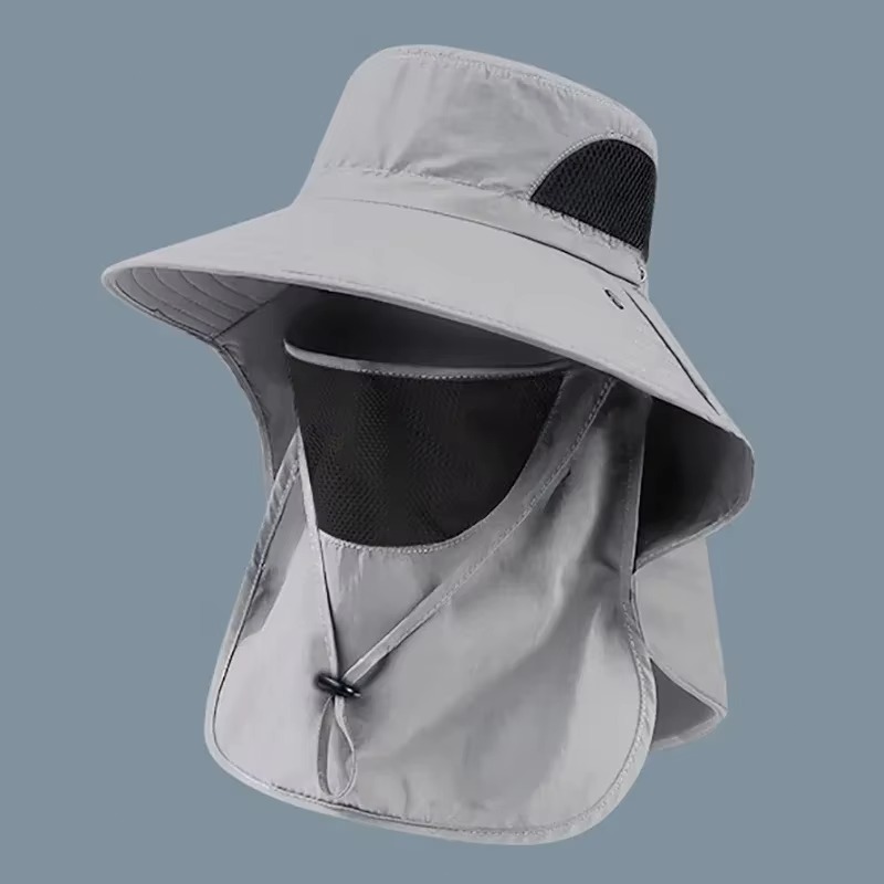 Outdoor Unisex Summer UV Protection Fishing Hat Breathable Sunshade Cap