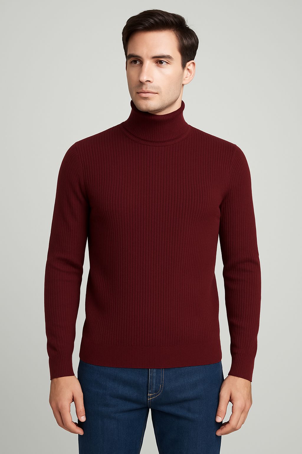 High Neck For Men & Boys Slimfit High Neck For Boys. Winter Long sleeves Turtleneck