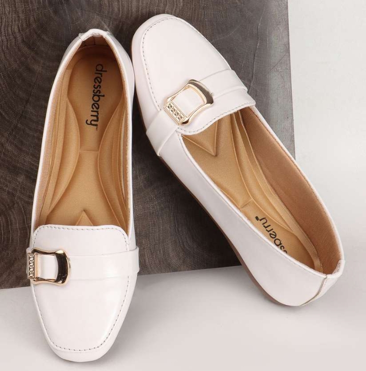 Mocassino Loafers for Women Side Buckle Loafers & Pumps Winter Shoes for Women