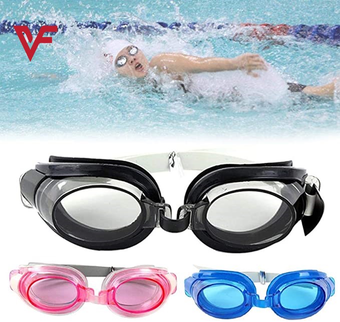 Professional Anti-Fog Swimming Goggles for Men Women Kids | Waterproof Adjustable Swim Glasses