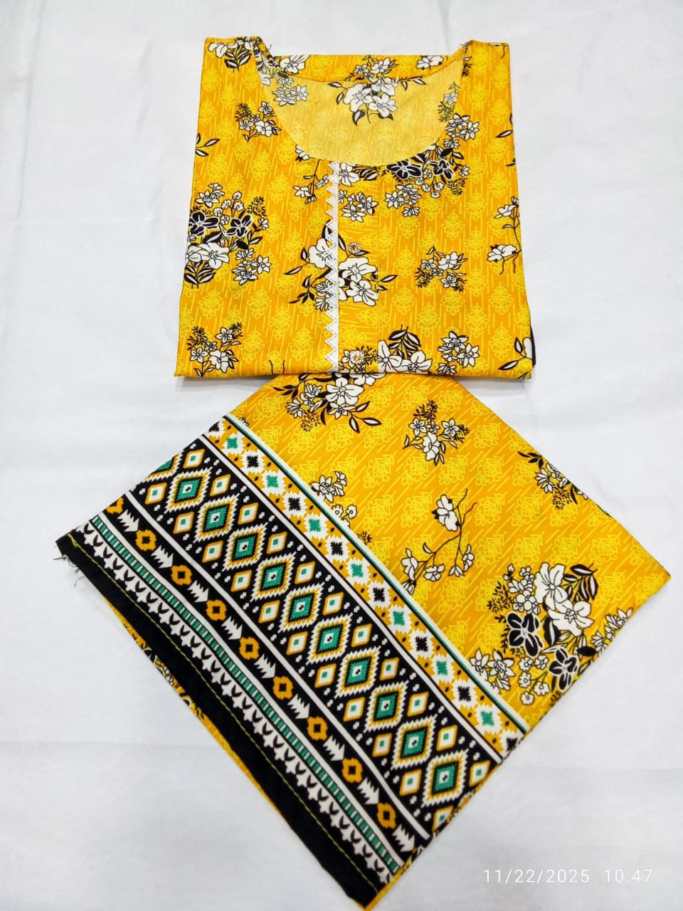 New Trendy Stitched Lawn Cotton 2pc Suit for Women - Summer Collection - Stitched Dresses for Women - Dress for Girls - Dresses for women - Clothes for Women - Women Dresses - Women Clothes - Suit for girls - 2pcs suit for women stitched - 2pc suit