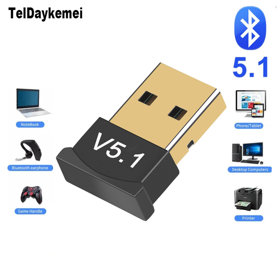 USB Bluetooth 5.4/5.3/5.1 Adapter for PC Laptop Computer Wireless Dongle Bluetooth Adapter Support Mouse Keyboard